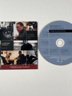 Some Devil Companion CD Warehouse Edition Dave Matthews & Tim Reynolds 9 Tracks